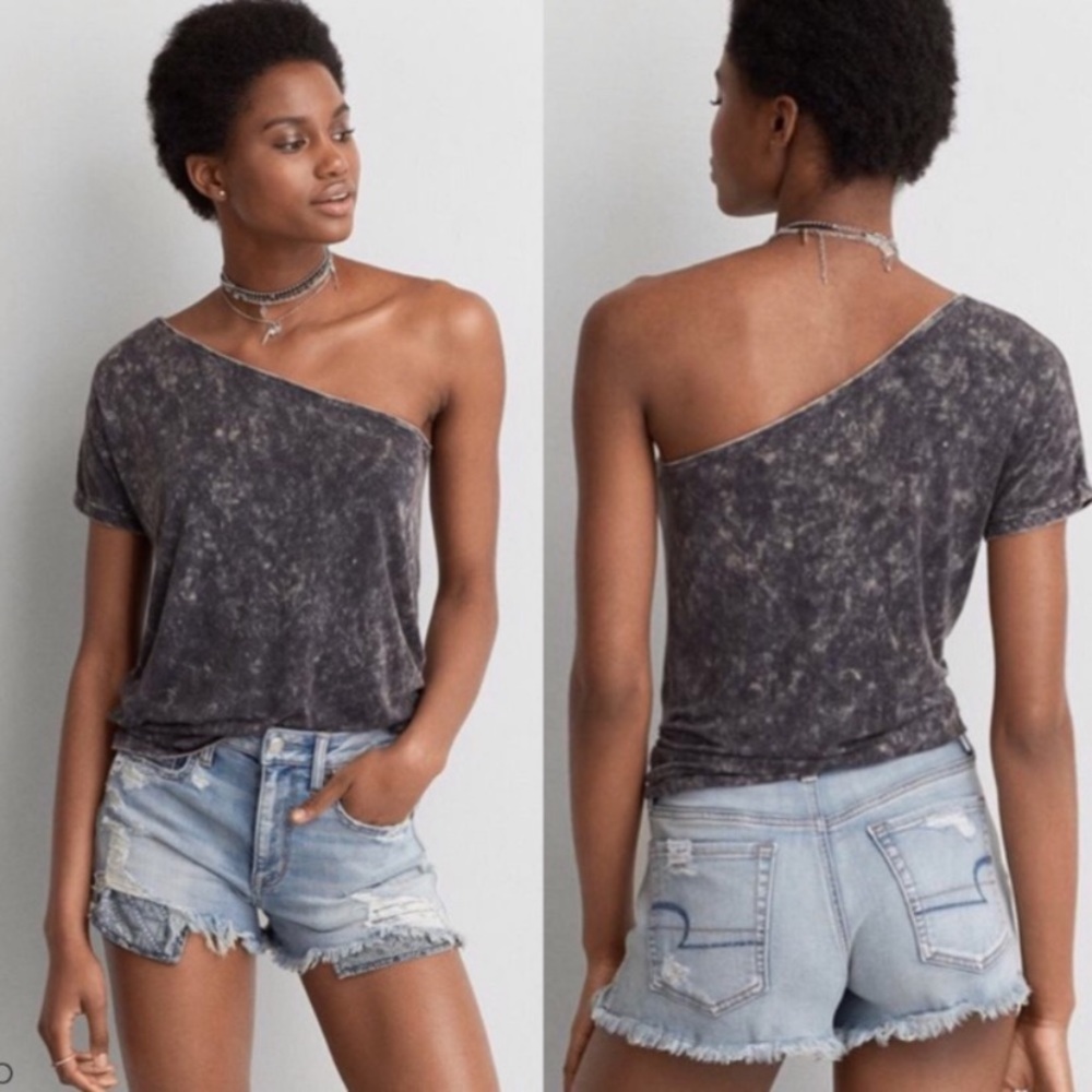 American Eagle Soft and Sexy one shoulder shirt